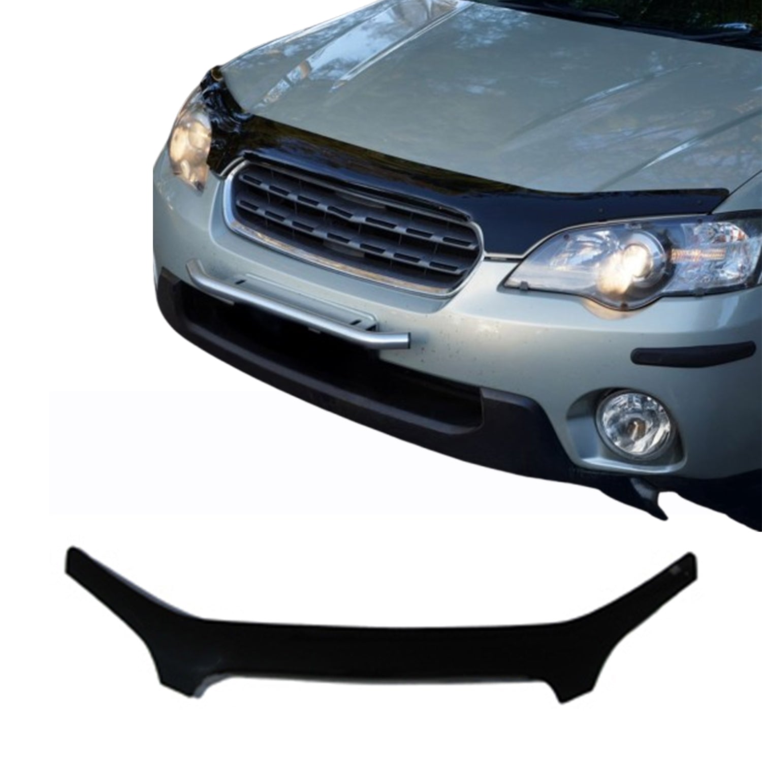 Deflector de Capó para Subaru Legacy Outback 2004-2009 Oscuro Brillante Acrílico