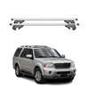 Menabo Barras de Techo Baca para Lincoln Navigator 1998-2006 Gris Aluminio 2Pza