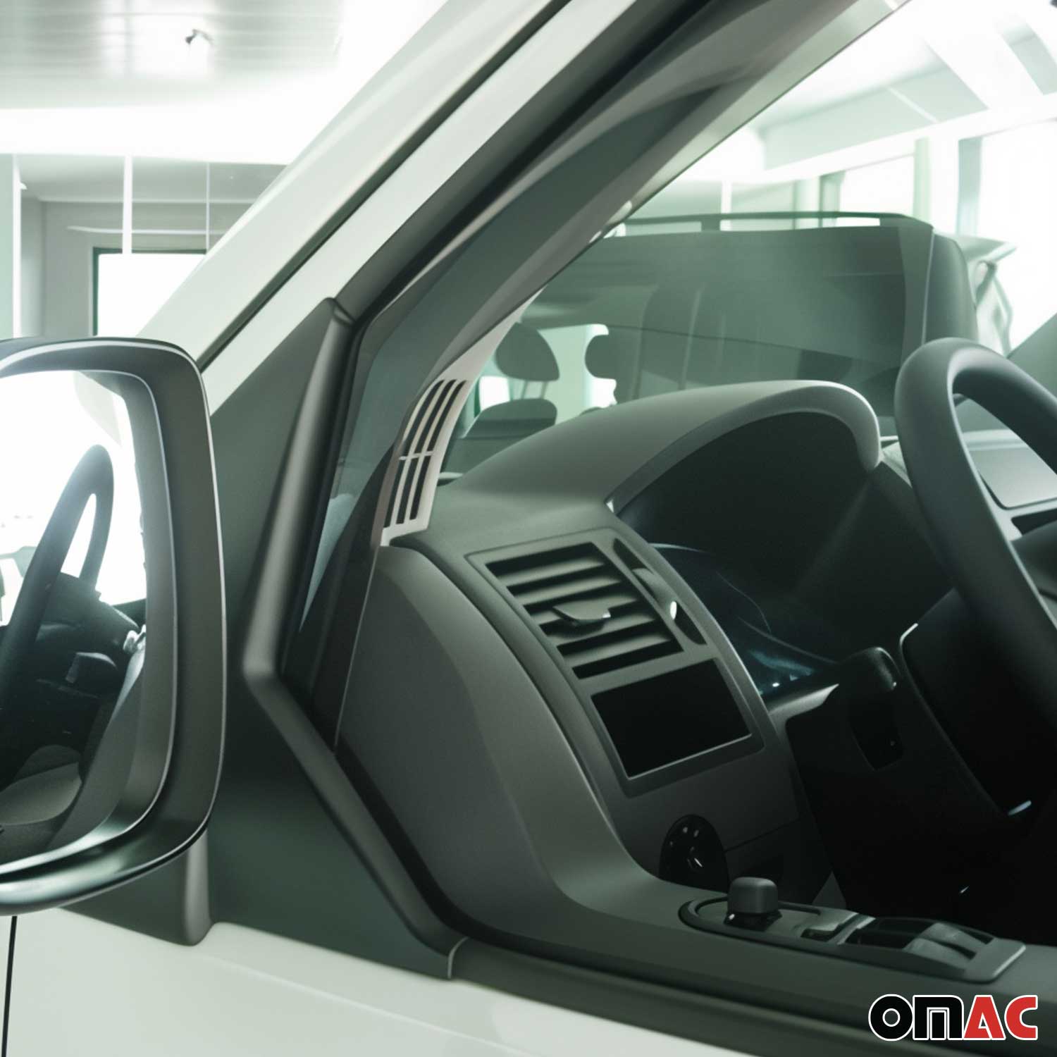 Deflectores de Aire Viento para VW T6 T6.1 Transporter 2015-2024 Oscuro