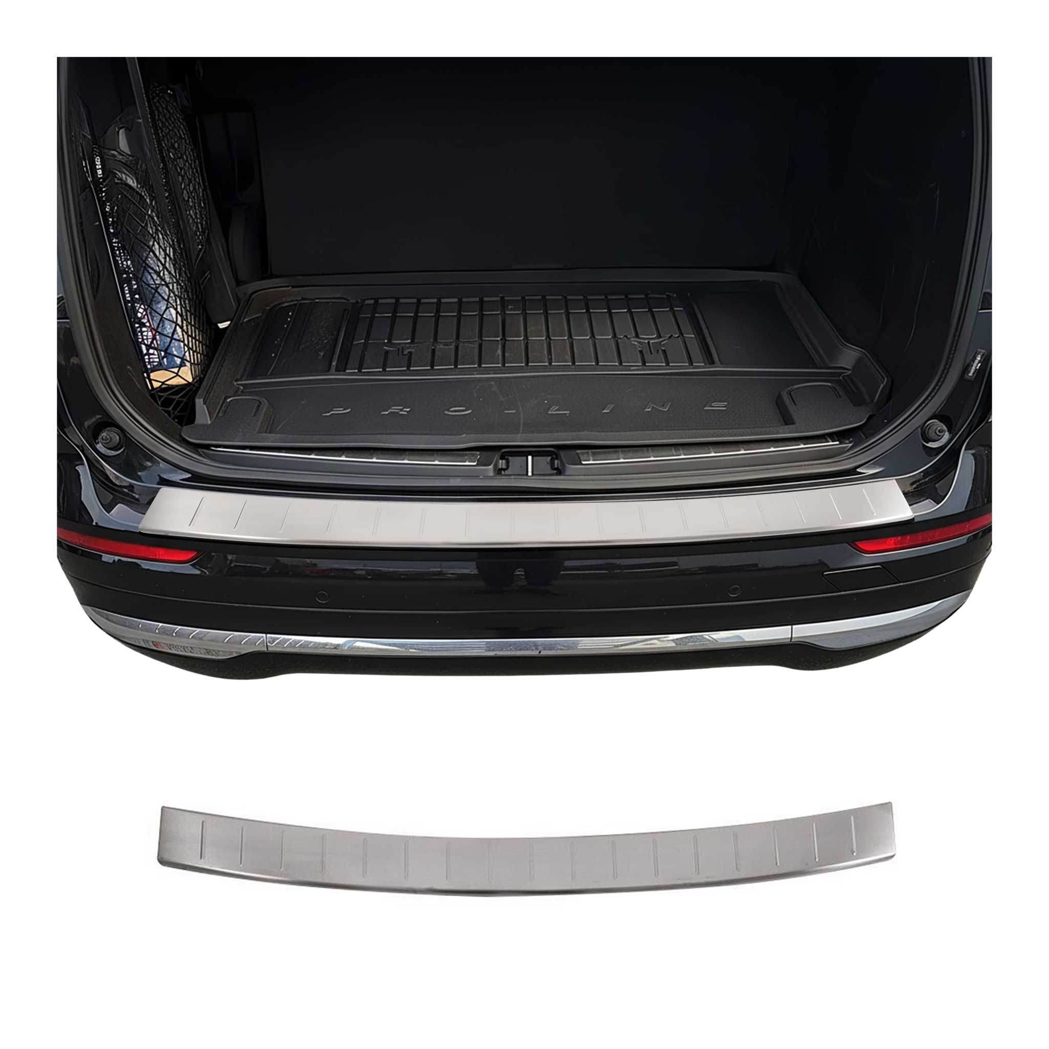 Protector de Parachoques Trasero para Volvo XC60 2017-2020 Acero cepillado