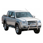 Bull Barra Frontal para Ford Ranger 2007-2009 Plata Brillante Acero 1Pza