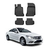 OMAC Premium Alfombrillas De Coche para Mercedes E-Klasse C207 2009-2017 Goma 4x
