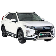 Estribos Barras Laterales para Mitsubishi Eclipse Cross 2018-2020 Negro Acero