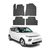 OMAC Alfombrillas De Coche para Kia e-Soul 2019-2025 Negro Goma 4Pza