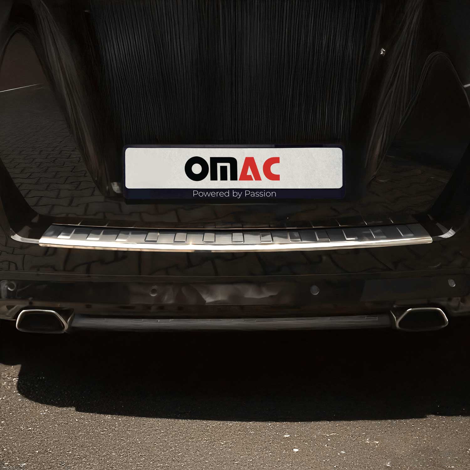 Protector Parachoques para Opel Zafira B 2005-2014 Plata Brillante Acero