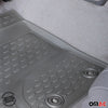 OMAC Alfombrillas De Coche para Audi Q8 2018-2025 Negro TPE Goma 4Pza