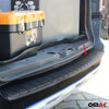 Protector de Parachoques Trasero para Dacia Dokker 2012-2024 Negro Mate ABS 1Pza