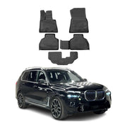 OMAC Alfombrillas De Coche para BMW X7 G07 2018-2026 Negro Goma TPE 5Pza