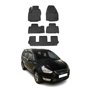 OMAC Alfombrillas De Coche para Ford Galaxy 2006-2015 Negro Goma TPE 5Pza