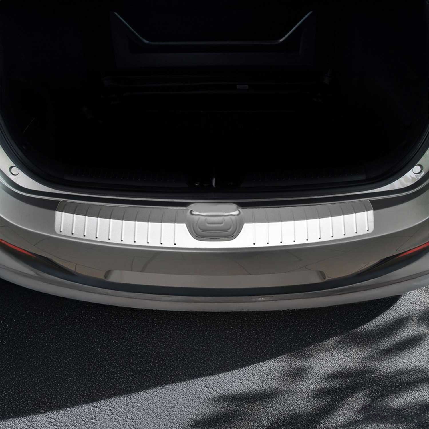 Protector Parachoques para Kia Ceed 2012-2018 Hatchback Plata Brillante Acero