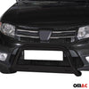 Bull Barra Frontal para Sandero Stepway 2012-2016 Negro Brillante Acero 1Pza