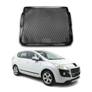 OMAC Bandeja Maletero Alfombrilla para Peugeot 3008 2009-2016 Obere Negro TPE