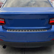 Protector Parachoques para BMW Serie 2 F22 F23 2014-2021 Acabado Carbono Acero