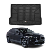 OMAC Premium Bandeja Maletero Alfombrilla para BMW X2 F39 2018-2023 Negro TPE