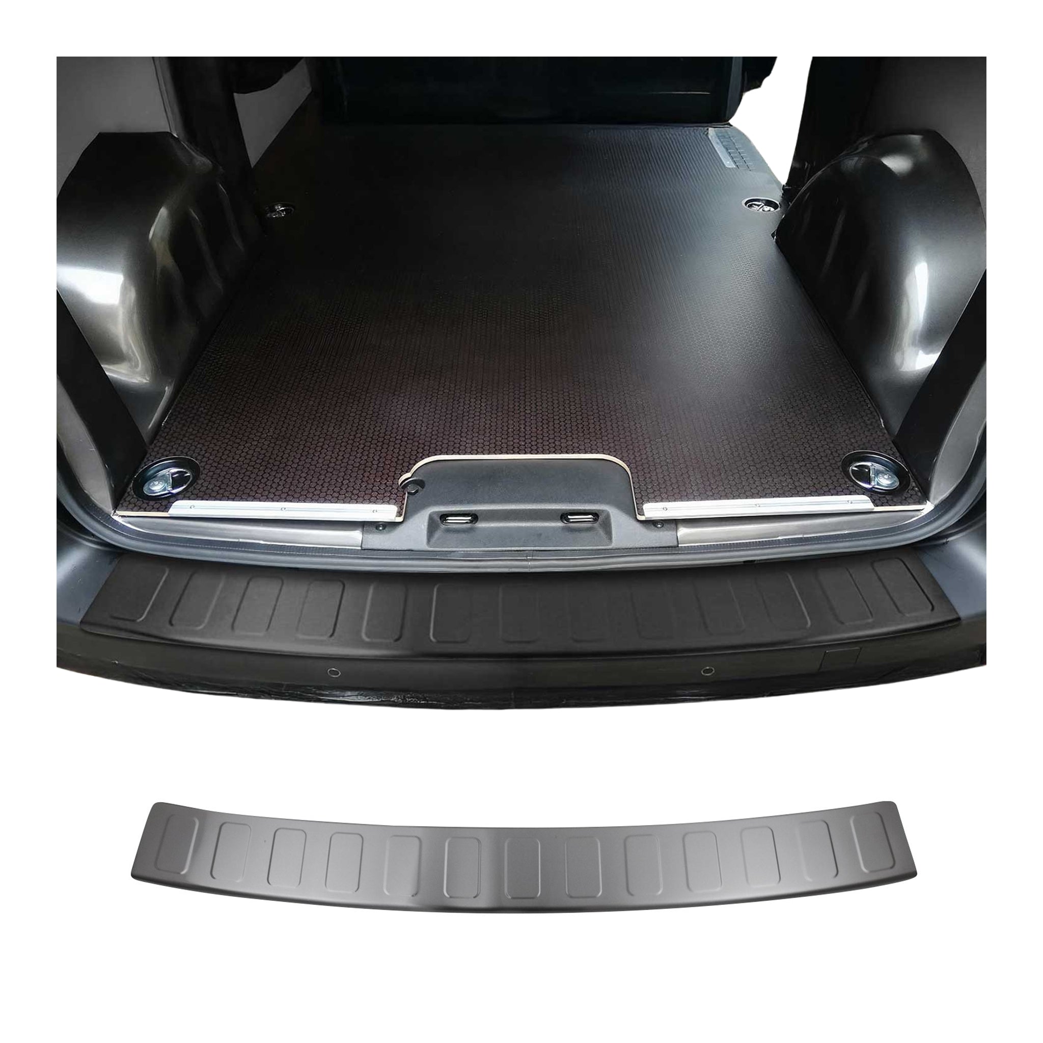 Protector Parachoques para Citroen Spacetourer 2016-2025 L1 L2 Acero cepillado