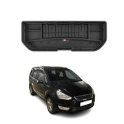 OMAC Premium Bandeja Maletero Alfombrilla para Ford Galaxy 2006-2015 Negro TPE
