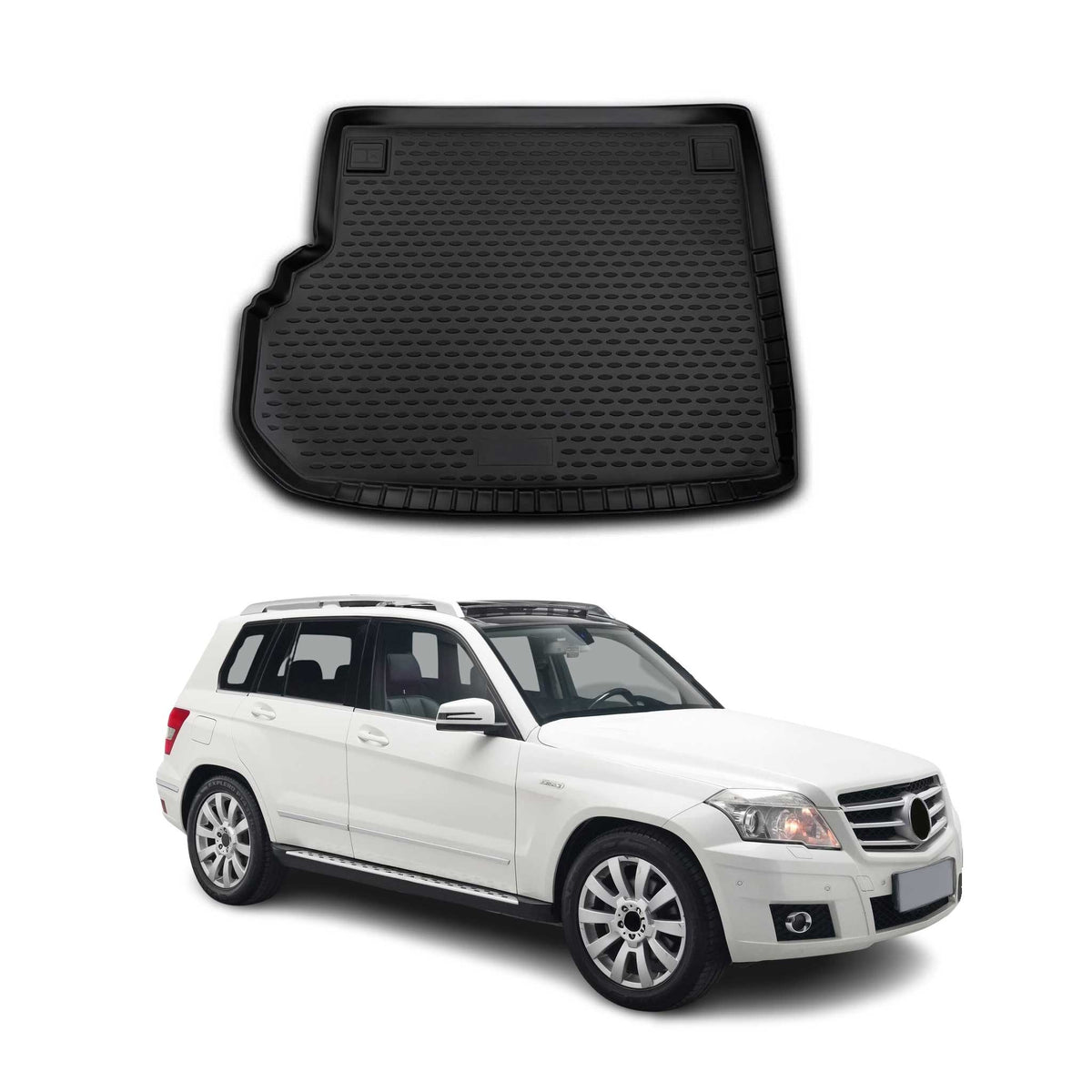 OMAC Bandeja Maletero Alfombrilla para Mercedes GLK Class X204 2008-2015 TPE