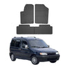 OMAC Alfombrillas De Coche para Citroen Berlingo 1996-2010 Negro Goma 4Pza
