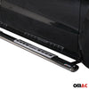 Par de Estribos Barras Laterales para VW Amarok Highline 2010-2016 Plata Acero