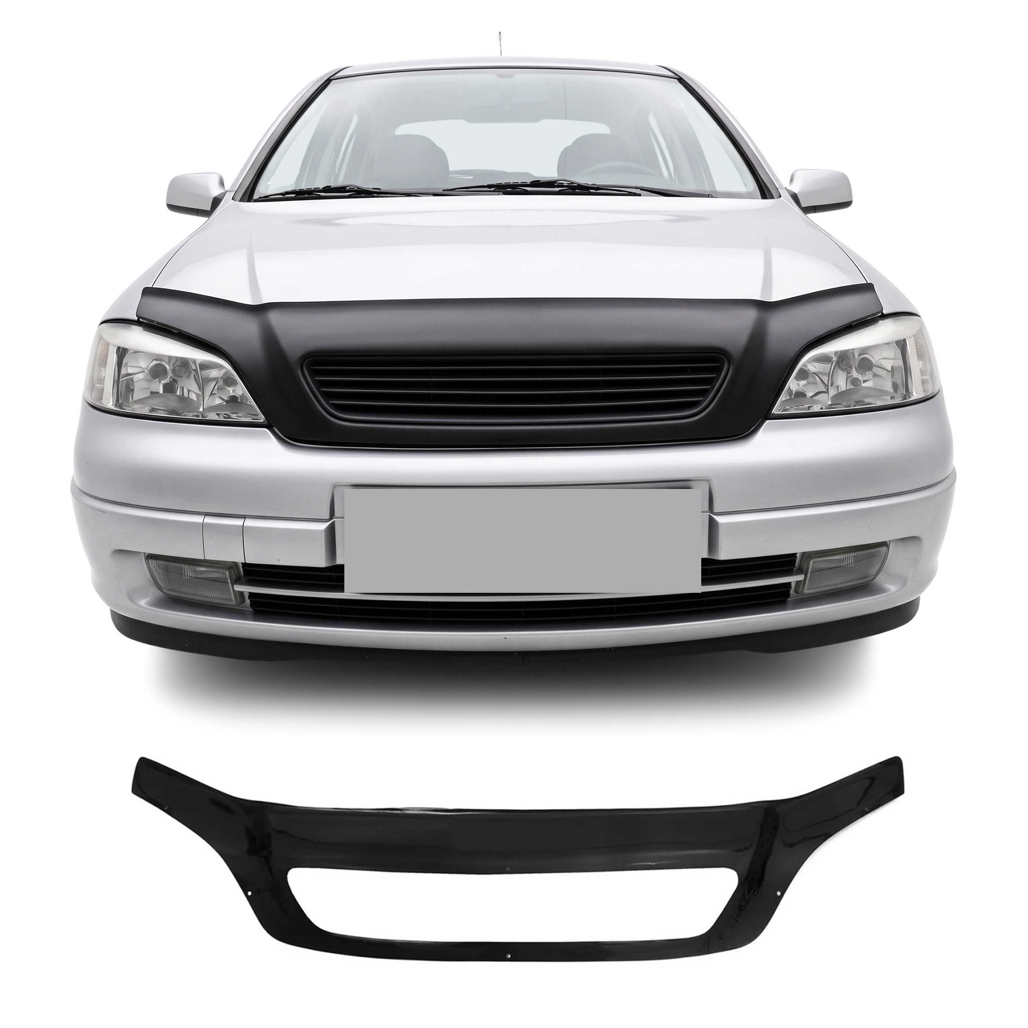 Deflector de Capó para Opel Astra G 1998-2009 Oscuro Brillante Acrílico
