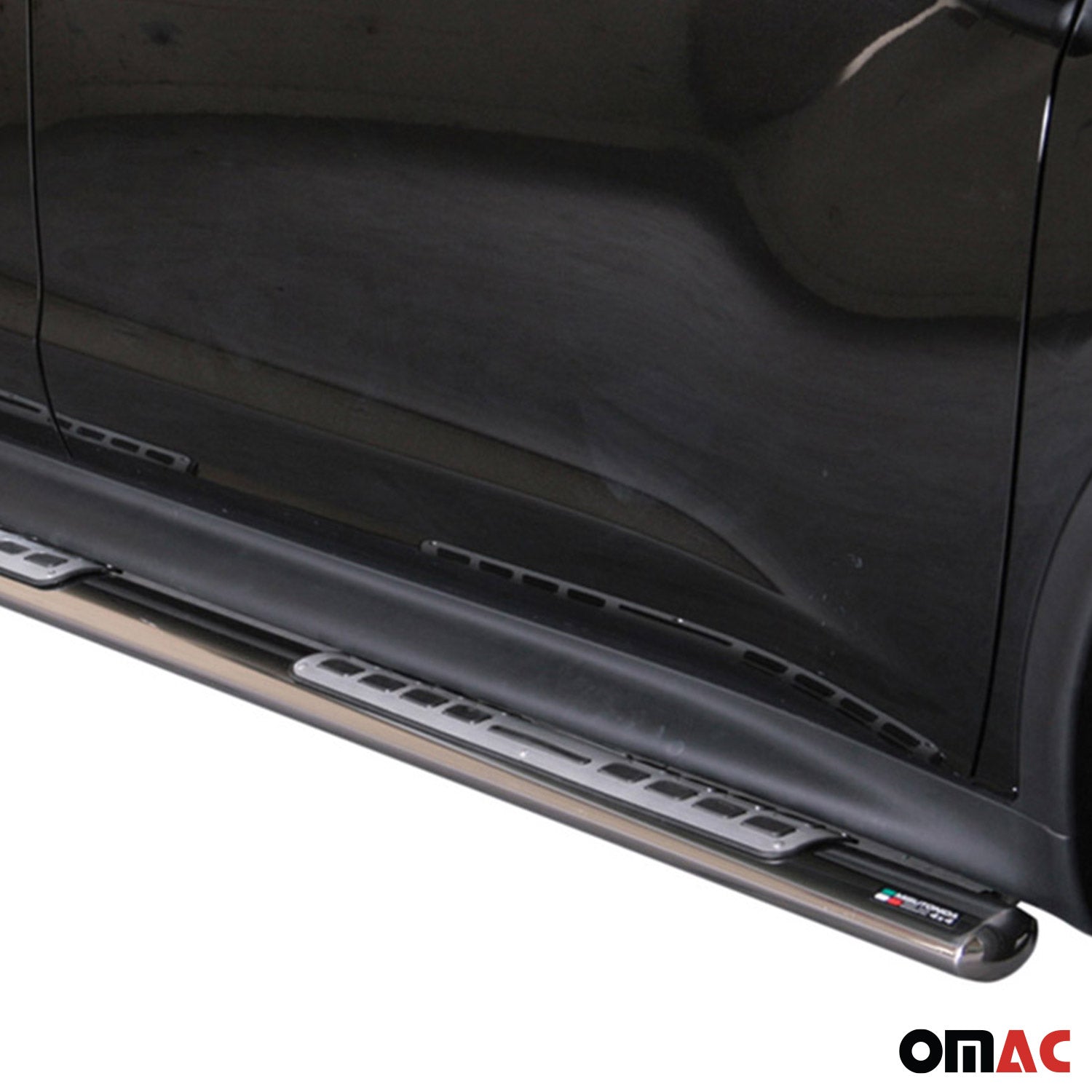 Par de Estribos Barras Laterales para Nissan Juke 2010-2019 Plata Acero 2x