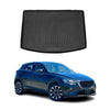 OMAC Bandeja Maletero Alfombrilla para Mazda CX-3 2015-2024 Negro Goma TPE 1Pza