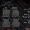 OMAC Premium Alfombrillas Coche para Skoda Superb Familiar Sedán 2015-2025 TPE