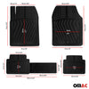 3D Alfombrillas De Coche para VW Caddy 2015-2020 Negro Goma TPE 4Pza