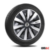 Sparco Lazio Tapacubos 16" pulgadas Universal Plata ABS Plástico