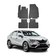 OMAC Alfombrillas De Coche para Renault Arkana 2019-2025 Negro Goma 4Pza