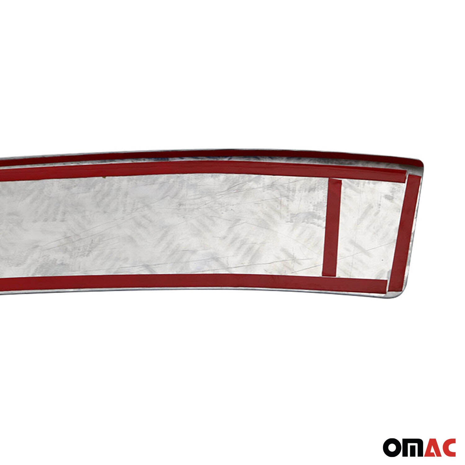 Protector de Parachoques Trasero para Opel Combo E Cargo 2019-25 Plata Mate Alu