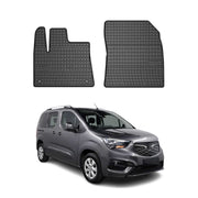 OMAC Alfombrillas De Coche para Opel Combo 2 Persons 2018-2025 Negro Goma 2Pza