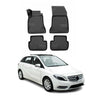 OMAC Alfombrillas De Coche para Mercedes B Class W242 W246 2011-2018 TPE 4x