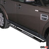 Estribos Barras Laterales para Land Rover Discovery 4 2009-2016 Negro Acero