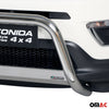 Bull Barra Frontal para Jeep Compass 2016-2021 Plata Brillante Acero