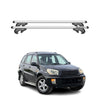 Menabo Barras de Techo Baca para Toyota RAV4 XA20 2000-2005 Gris Aluminio 2Pza
