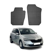 OMAC Alfombrillas De Coche para Skoda Fabia Van 2014-2021 Negro Goma 2Pza