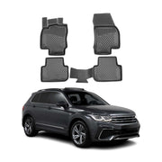 OMAC Alfombrillas De Coche para VW Tiguan / Tiguan Allspace 2018-2024 TPE 4x