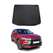 OMAC Bandeja Maletero Alfombrilla para Mitsubishi ASX 2010-2021 Negro Goma TPE