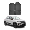 OMAC Premium Alfombrillas De Coche para Dacia Spring 2021-2025 Negro TPE Goma 4x