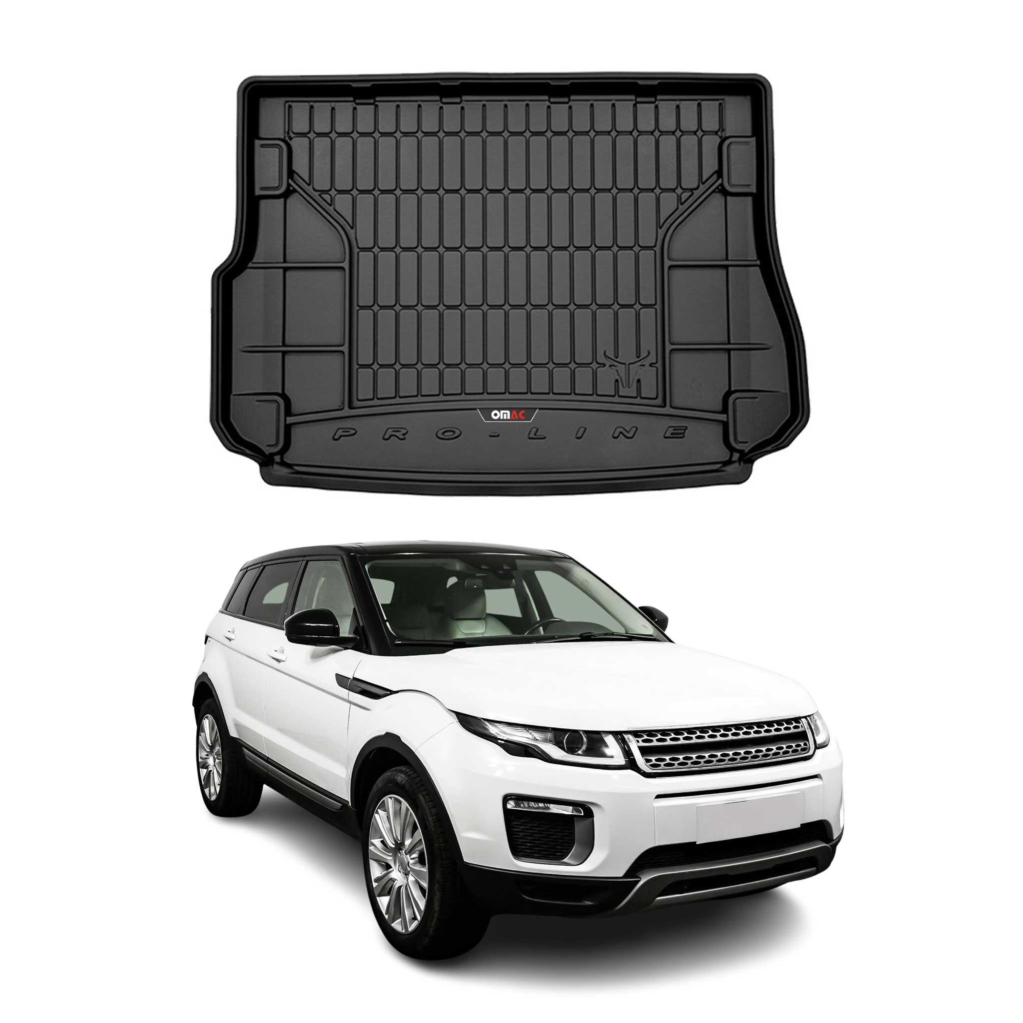 OMAC Premium Bandeja Maletero Alfombrilla para Range Rover Evoque 2011-2019 TPE