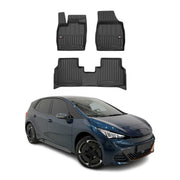 OMAC Premium Alfombrillas De Coche para Cupra Born 2021-2026 Negro TPE Goma 4Pza