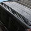 Rieles & Barras de Techo para VW Caddy 2003-2015 Corto Negro Aluminio 2Pza