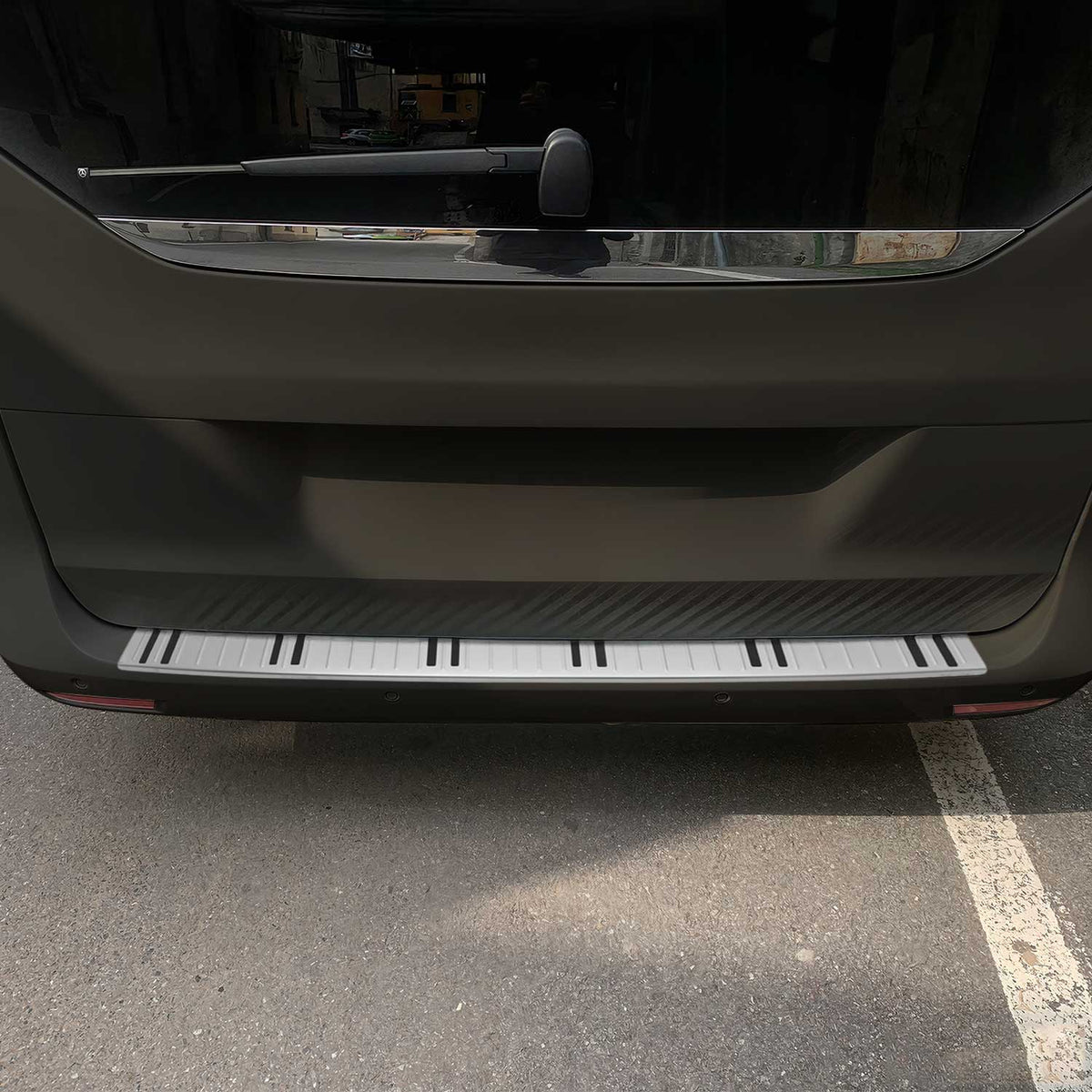 Protector Parachoques para Mercedes Vito W447 2014-2025 Acero cepillado