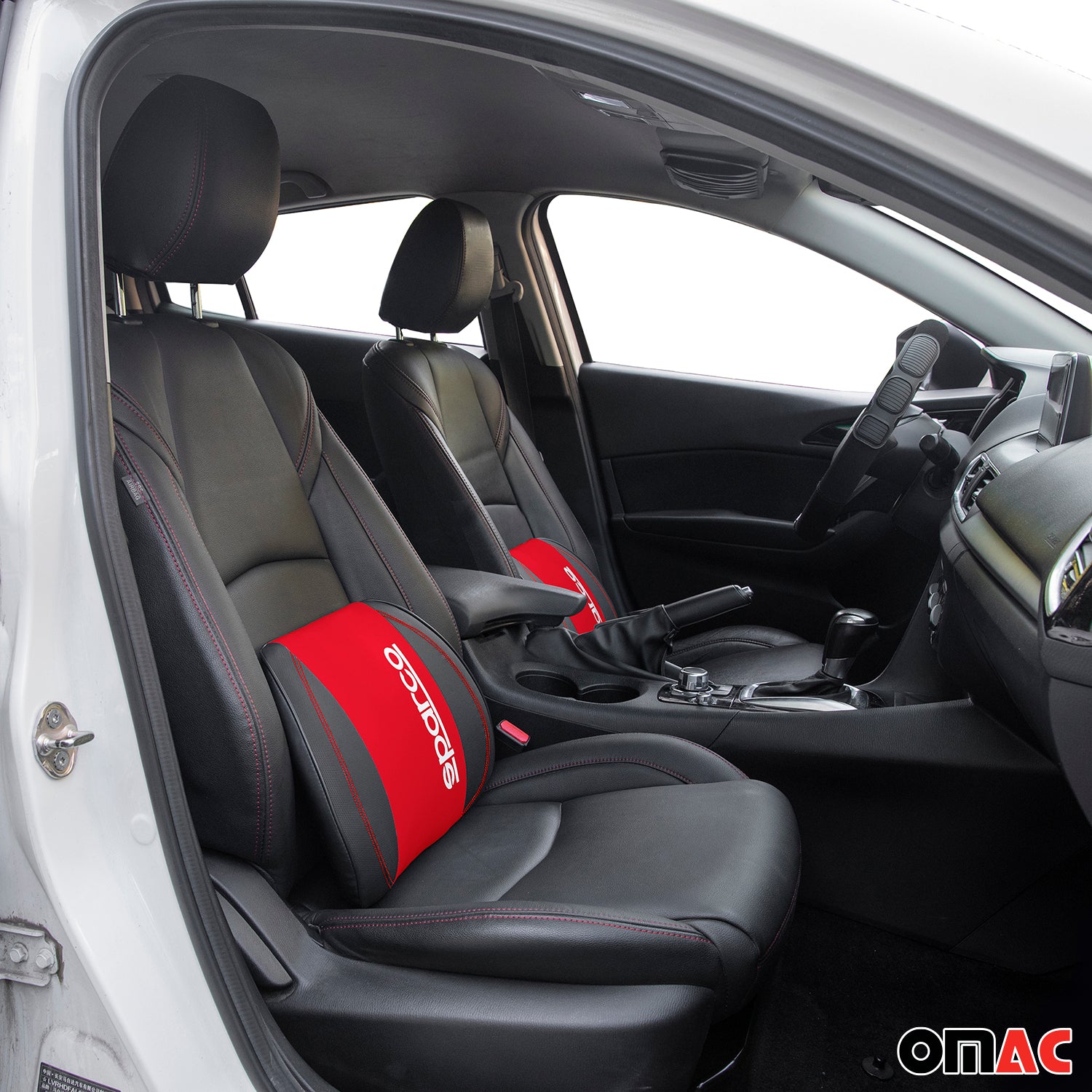 Sparco Automóvil Almohada de soporte Lumbar Universal Rojo