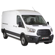 Bull Barra Frontal para Ford Transit 2015-2026 Negro Brillante Acero 1Pza