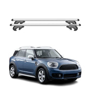 Menabo Barras Techo Baca para Mini Countryman F60 2017-2023 Gris Aluminio 2Pza