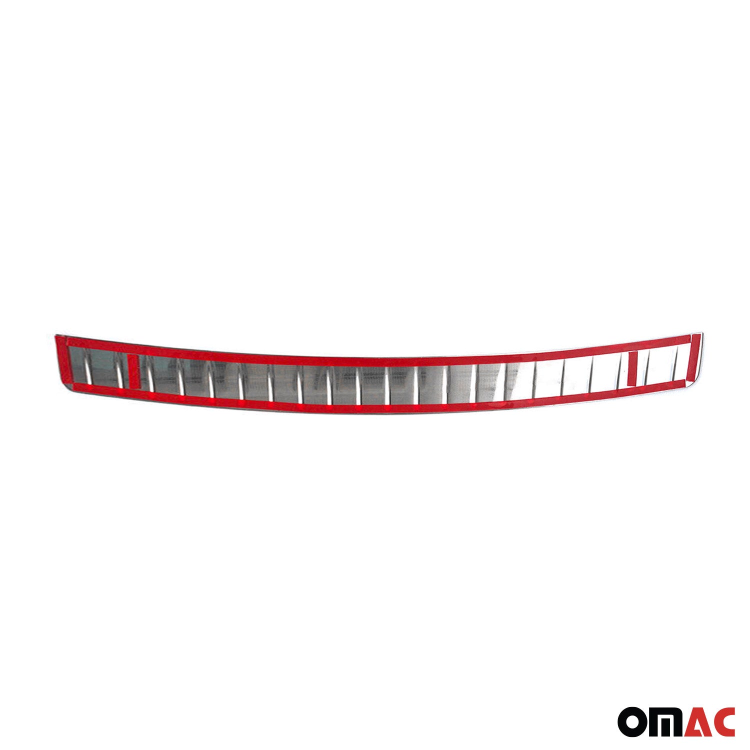 Protector Parachoques para Skoda Rapid Spaceback 2013-2019 Plata Brillante Acero