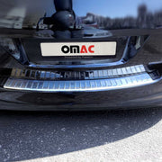 Protector Parachoques para VW Golf 2010-2013 Familiar Plata Brillante Acero