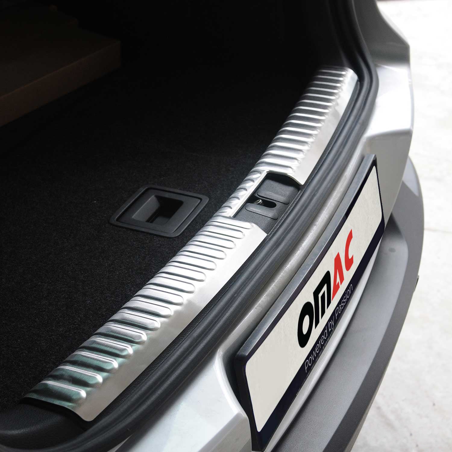 Protector de Parachoques Trasero para VW Tiguan 2007-2016 Acero cepillado